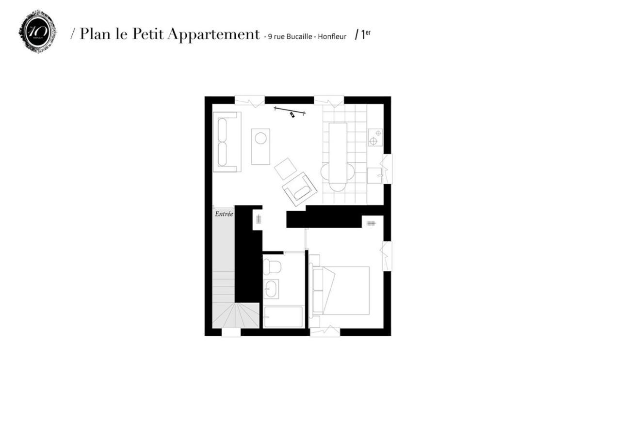 La Petite Adresse Du 10Honfleur Apartment Exterior photo